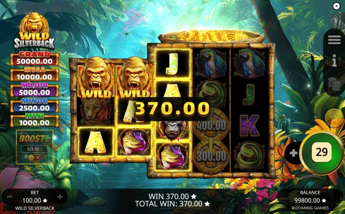Wild Silverback - pangunahing panalo sa pamamagitan ng Wild Wild Coin Connect
