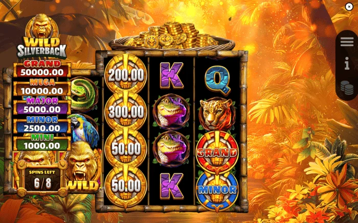 Wild Silverback - screen ng laro sa Free Spins
